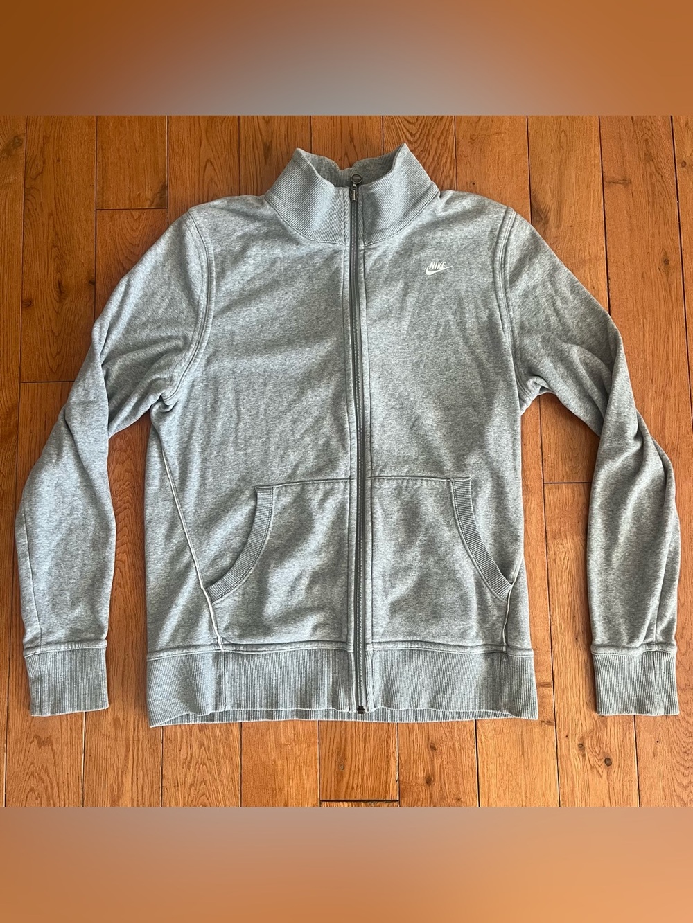 Nike Gray Zip-Up Jacket - Size Large